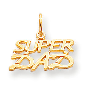10K Gold Dad Charm