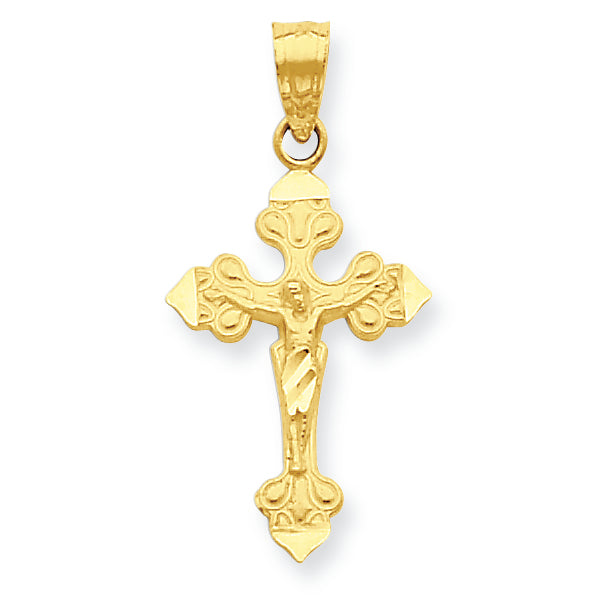 10K Gold Crucifix Pendant