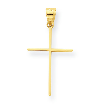10K Gold Cross Pendant