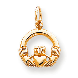 10K Gold Claddagh CHARM