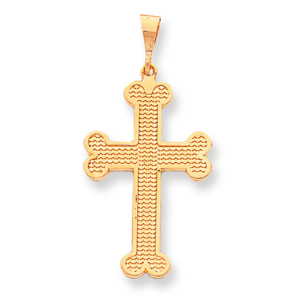 10K Gold Cross Charm