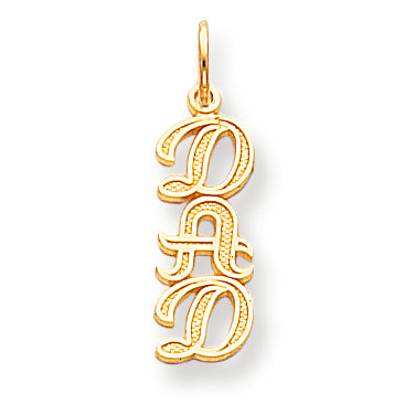 10K Gold DAD CHARM