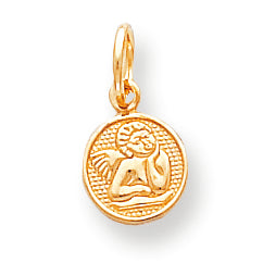 10K Gold Angel Charm