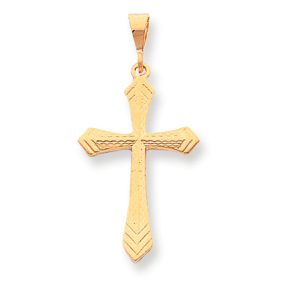 10K Gold Cross Charm