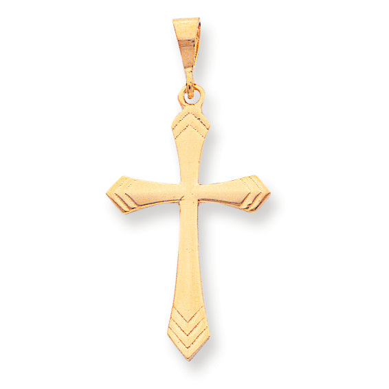 10K Gold Cross Charm