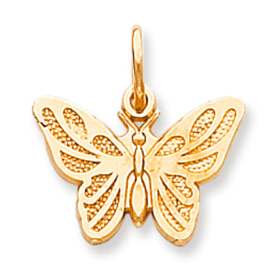 10K Gold BUTTERFLY CHARM
