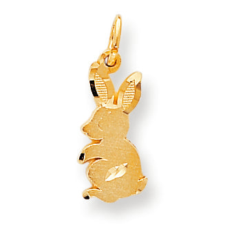10K Gold BABY BUNNY CHARM