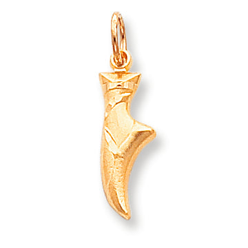 10K Gold BALLERINA SLIPPER CHARM