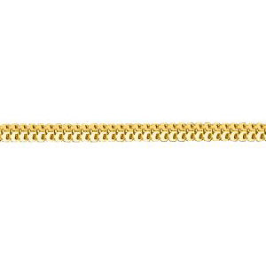 14K Solid Yellow Gold Milano Chain Necklace 1.1mm thick 16 Inches