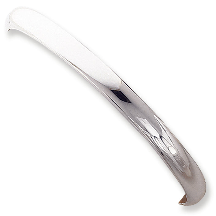 Sterling Silver 7mm Fancy Hinged Bangle Bracelet