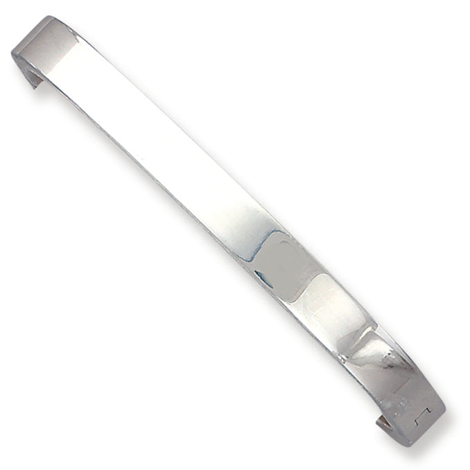 Sterling Silver 7mm Hinged Bangle