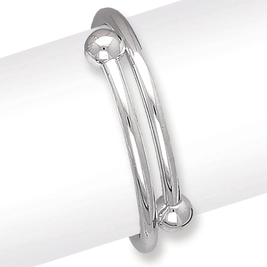 Sterling Silver Baby Bangle Bracelet