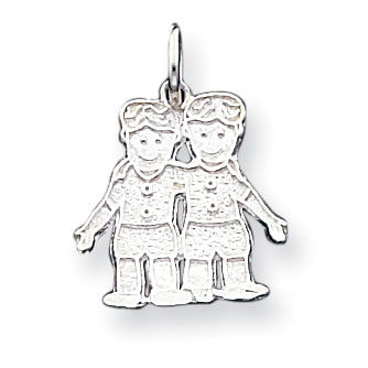 Sterling Silver Boys Charm