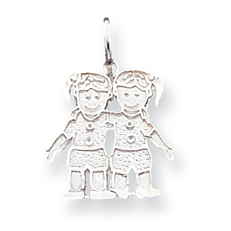 Sterling Silver Girls Charm