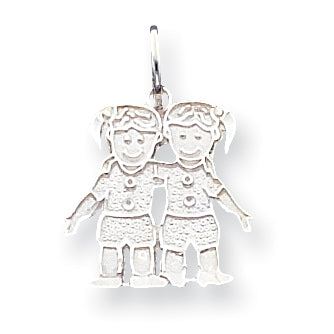 Sterling Silver Girls Charm