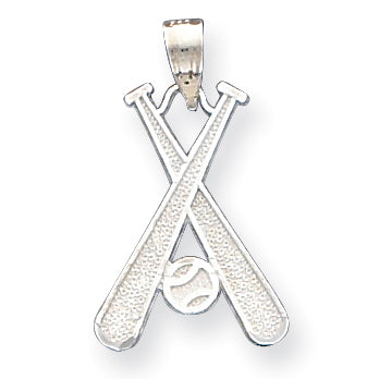 Sterling Silver Baseball Charm
