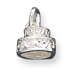Sterling Silver Cake Charm