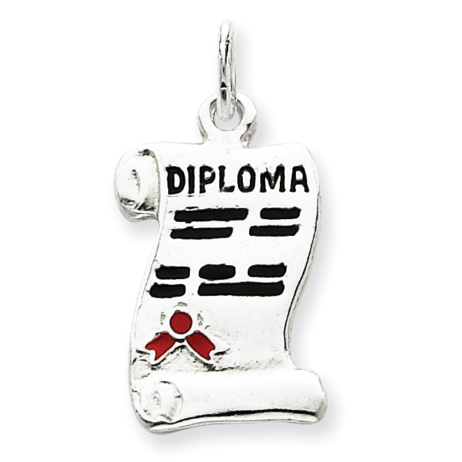 Sterling Silver Diploma Charm
