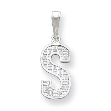 Sterling Silver Initial S Charm