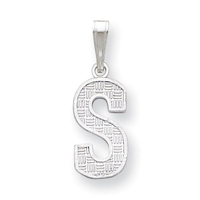 Sterling Silver Initial S Charm
