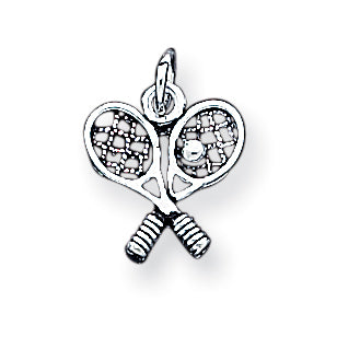 SS TennisFiligreeCharm