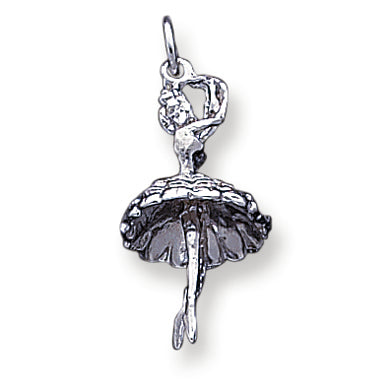 Sterling Silver Ballerina Charm