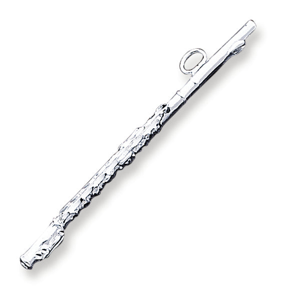 Sterling Silver Flute Charm