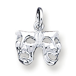 Sterling Silver Comedy/Tragedy Charm
