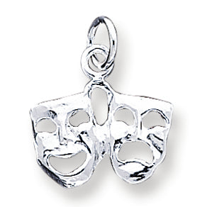Sterling Silver Comedy/Tragedy Charm