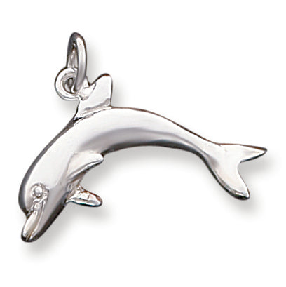 Sterling Silver Dolphin Charm