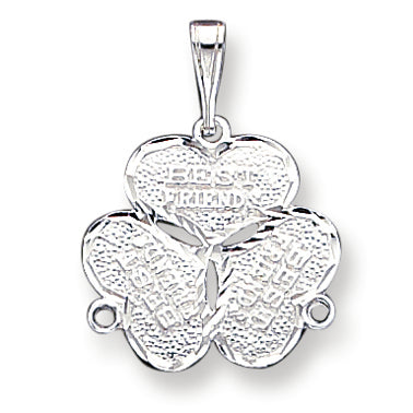 Sterling Silver 3-Piece Best Friends Charm