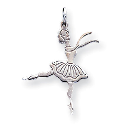 Sterling Silver Ballerina Charm