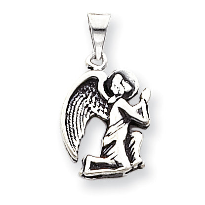 Sterling Silver Antiqued Angel Charm