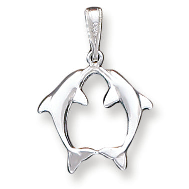 Sterling Silver Dolphin Pendant