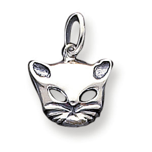 Sterling Silver Cat Charm