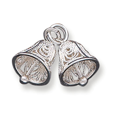 Sterling Silver Bells Charm