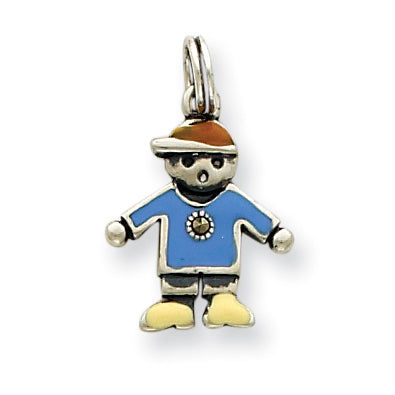Sterling Silver Boy Charm
