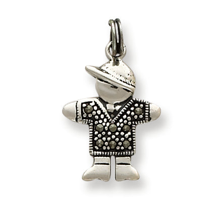 Sterling Silver Boy Charm