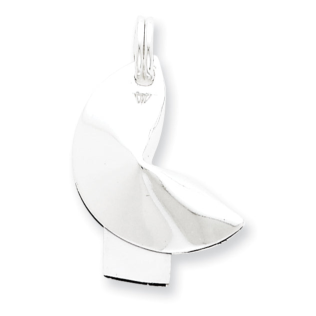 Sterling Silver Fortune Cookie Charm