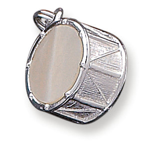 Sterling Silver Drum Charm