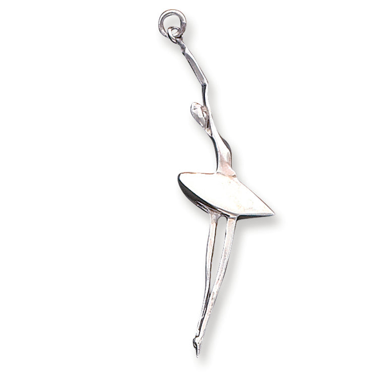 Sterling Silver Ballerina Pendant