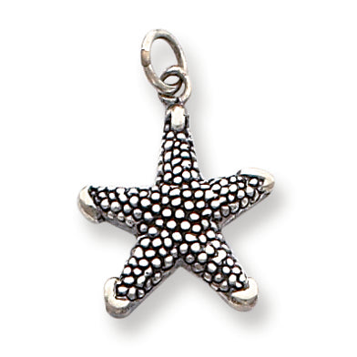 Sterling Silver Antique Starfish Charm