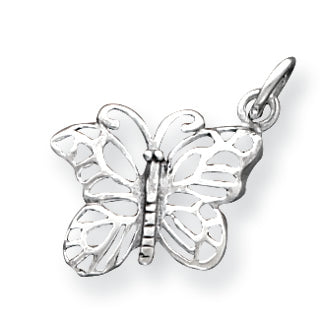 Sterling Silver Antique Butterfly Charm