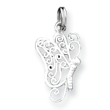 Sterling Silver Butterfly Charm
