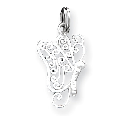 Sterling Silver Butterfly Charm