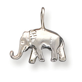 Sterling Silver Elephant Pendant