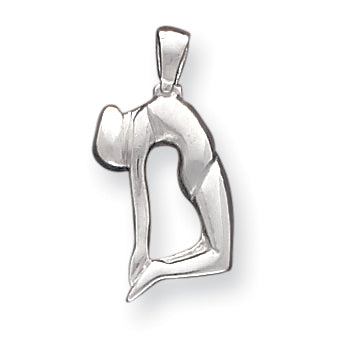 Sterling Silver Gymnast Pendant