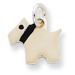 Sterling Silver Enameled Charm