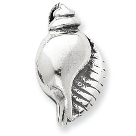 Sterling Silver Antiqued Shell Charm