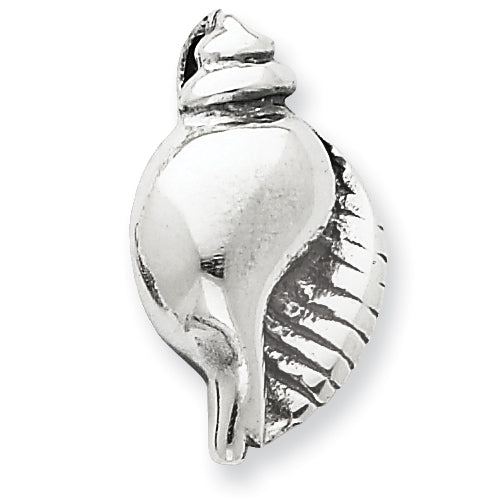 Sterling Silver Antiqued Shell Charm